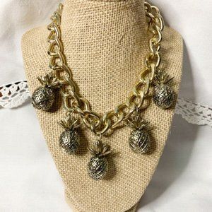 Pineapple Statement Necklace